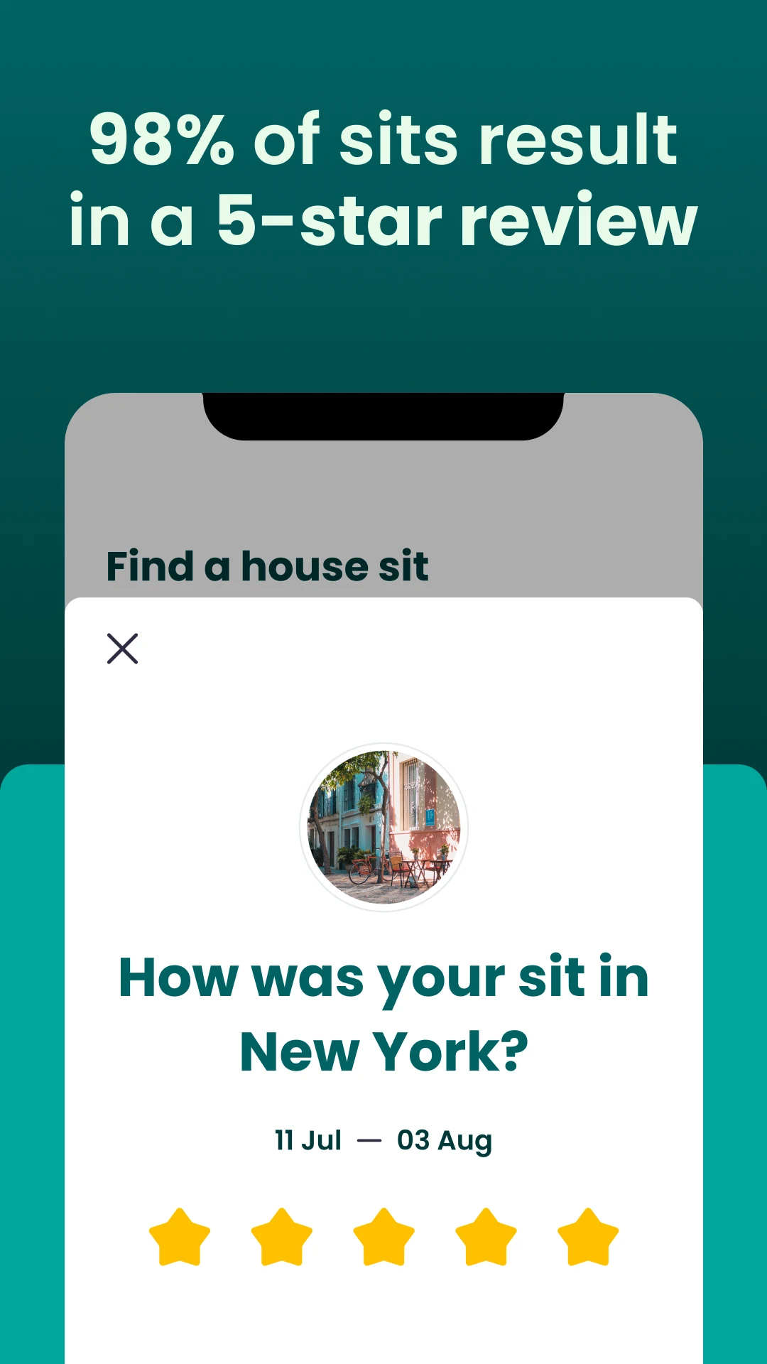 TrustedHousesitters screenshot